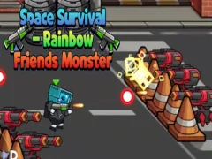 Mäng Space Survival - Rainbow Friends Monster Internetis