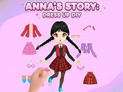 Mäng Anna's Story: Dress Up DIY Internetis