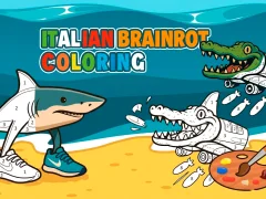 Mäng Italian Brainrot Coloring Internetis