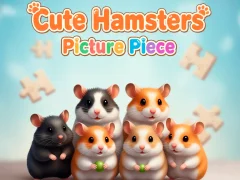 Mäng Cute Hamsters Picture piece Internetis