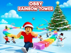 Mäng Obby Rainbow Tower Internetis