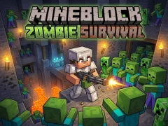 Mäng Mineblock Zombie Survival Internetis