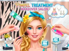 Mäng Pimple Treatment Makeover Salon Internetis
