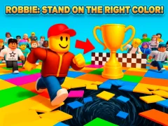 Mäng Robbie: Stand on the Right Color! Internetis
