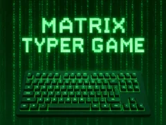 Mäng Matrix Typer Internetis