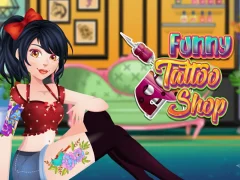Mäng Funny Tattoo Shop Internetis