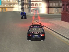 Mäng US Police Robot Transform: Robot  fighting games Internetis