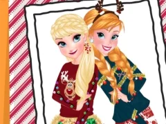 Mäng Sisters Ugly Xmas Sweater Internetis