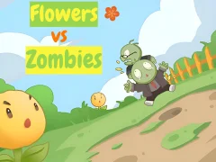 Mäng Flowers vs Zombies Internetis