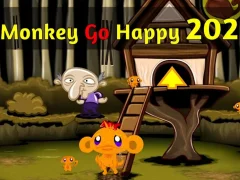 Mäng Monkey Go Happy Stage 202 Internetis