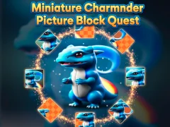 Mäng Miniature Charmander Picture Block Quest Internetis