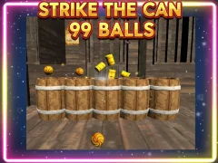 Mäng Strike The Can 99 balls Internetis