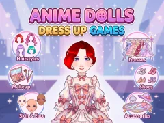 Mäng Anime Dolls Dress Up Games Internetis