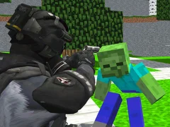 Mäng Counter Craft Zombies Internetis