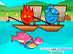 Mäng FireBoy And WaterGirl Go Fishing Internetis
