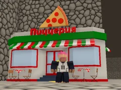 Mäng Obby Pizza Delivery Internetis