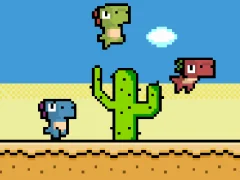 Mäng Pixel Dino Run Internetis
