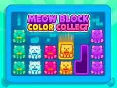 Mäng Meow Block: Color Collect Internetis