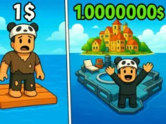 Mäng Roblox: Raft Tycoon Internetis
