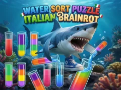Mäng Water Sort Puzzle Italian Brainrot Internetis