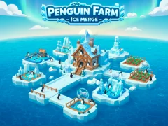 Mäng Penguin Farm - Ice Merge Internetis