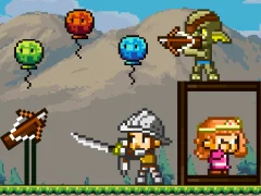 Mäng Pixel Archer Save The Princess Internetis