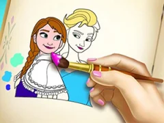 Mäng Ice Kingdom Coloring Book Internetis