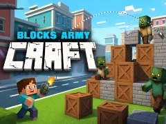 Mäng Blocks Army Craft Internetis
