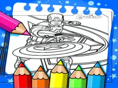 Mäng Captain America Coloring Book Internetis