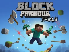 Mäng Block Parkour Trials Internetis