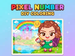 Mäng Pixel Number  DIY Coloring Internetis