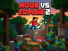 Mäng Noob vs Zombie 2 Internetis
