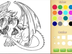 Mäng Dragon Chimera Coloring Book Internetis