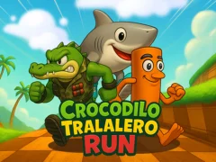 Mäng Crocodilo Tralalero Run Internetis