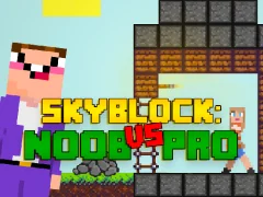 Mäng Noob vs Pro Skyblock Internetis