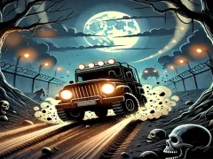 Mäng Racing Car Destroying Zombie Internetis