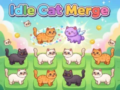 Mäng Idlle Cat Merge Internetis