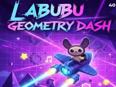 Mäng Labubu Geometry Dash Internetis
