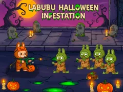 Mäng Labubu Halloween Infestation Internetis