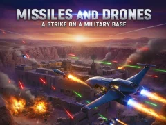 Mäng Missiles and Drones: A Strike On A Military Base Internetis