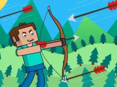 Mäng Noob Archer Monster Attack Internetis