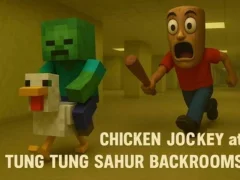 Mäng Chicken Jockey at Tung Tung Sahur Backrooms Internetis