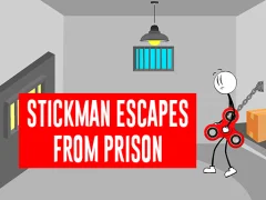 Mäng Stickman Escapes From Prison Internetis