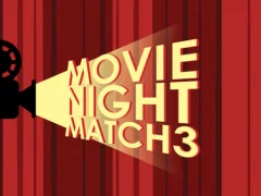 Mäng Movie Night Match 3 Internetis