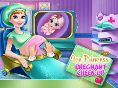 Mäng Ice Princess Pregnant Check Up Internetis