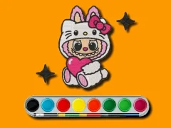 Mäng Labubu Coloring Adventure Internetis