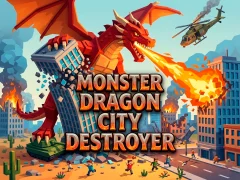 Mäng Monster Dragon City Destroyer Internetis