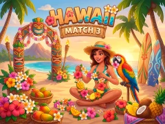 Mäng Hawaii Match 3 Internetis