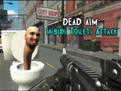 Mäng Dead Aim: Skibidi Toilets Attack Internetis