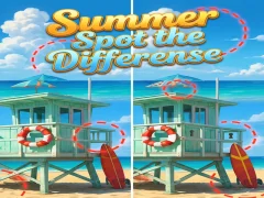 Mäng Summer Spot the Differense Internetis